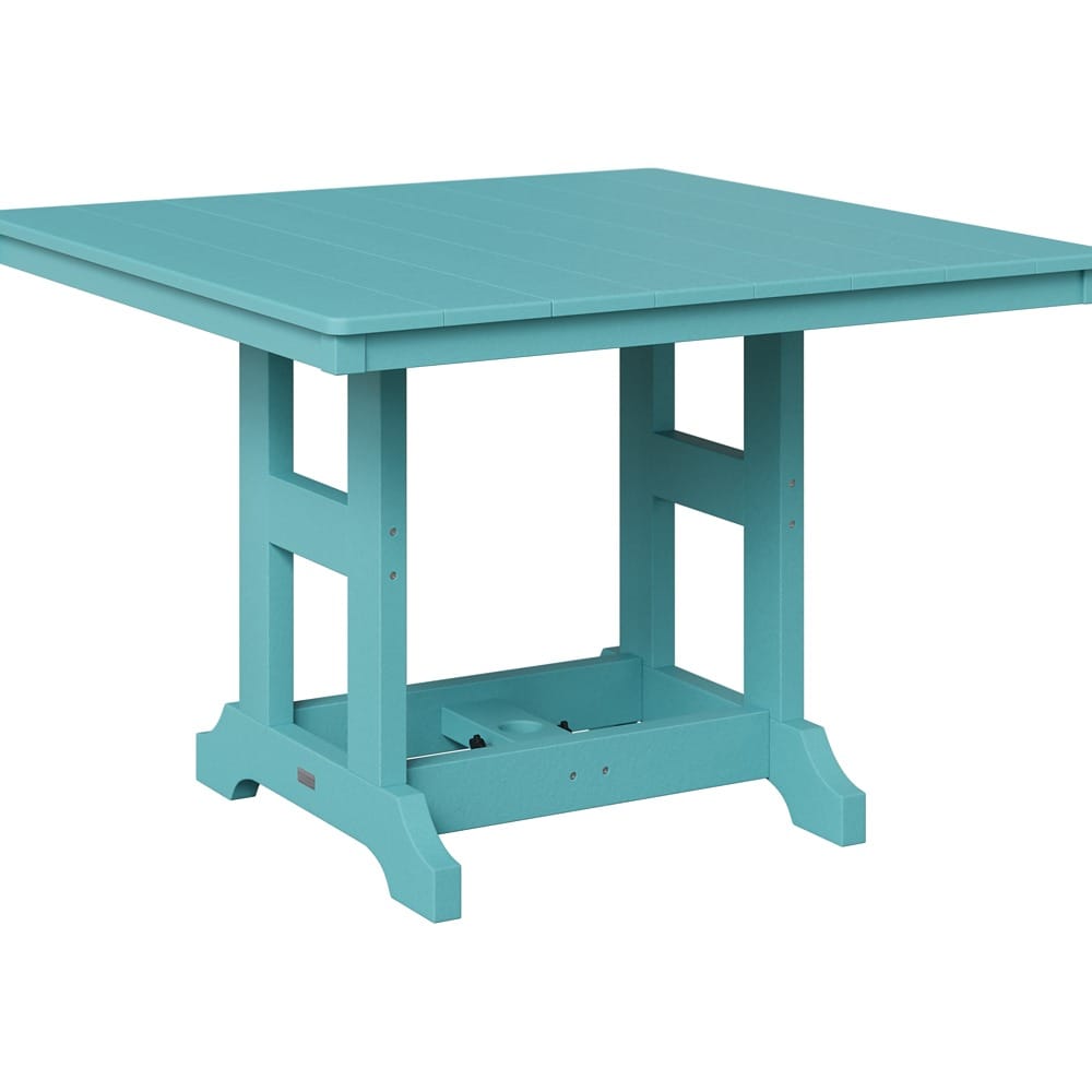 Berlin Gardens Outdoor Poly Counter Height Square Bistro Table