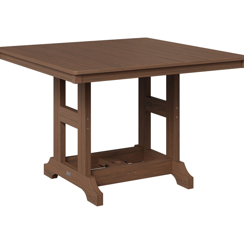 Berlin Gardens Outdoor Poly Counter Height Square Bistro Table