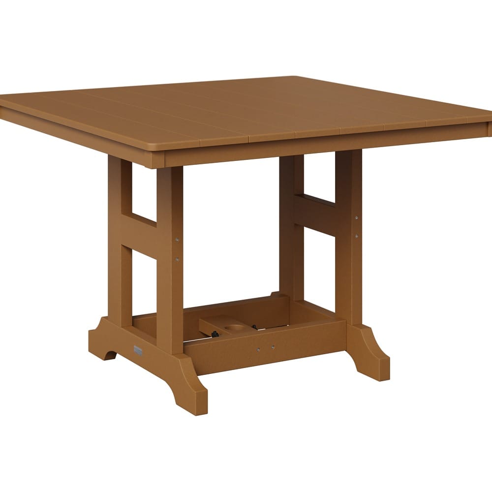 Berlin Gardens Outdoor Poly Counter Height Square Bistro Table