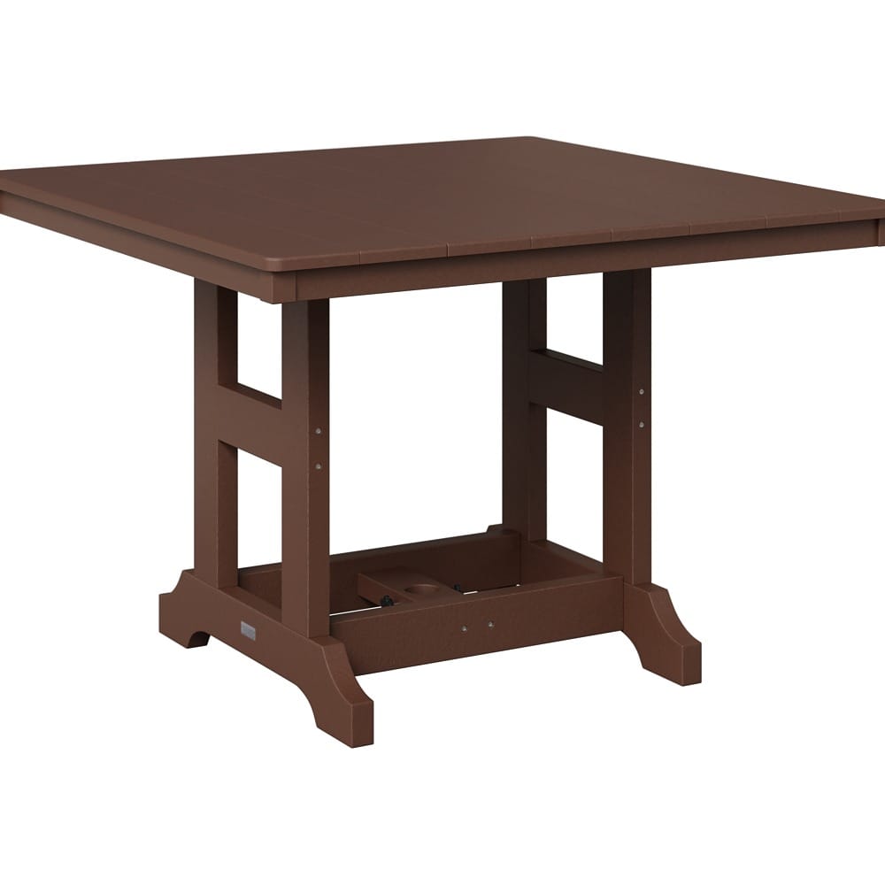 Berlin Gardens Outdoor Poly Counter Height Square Bistro Table