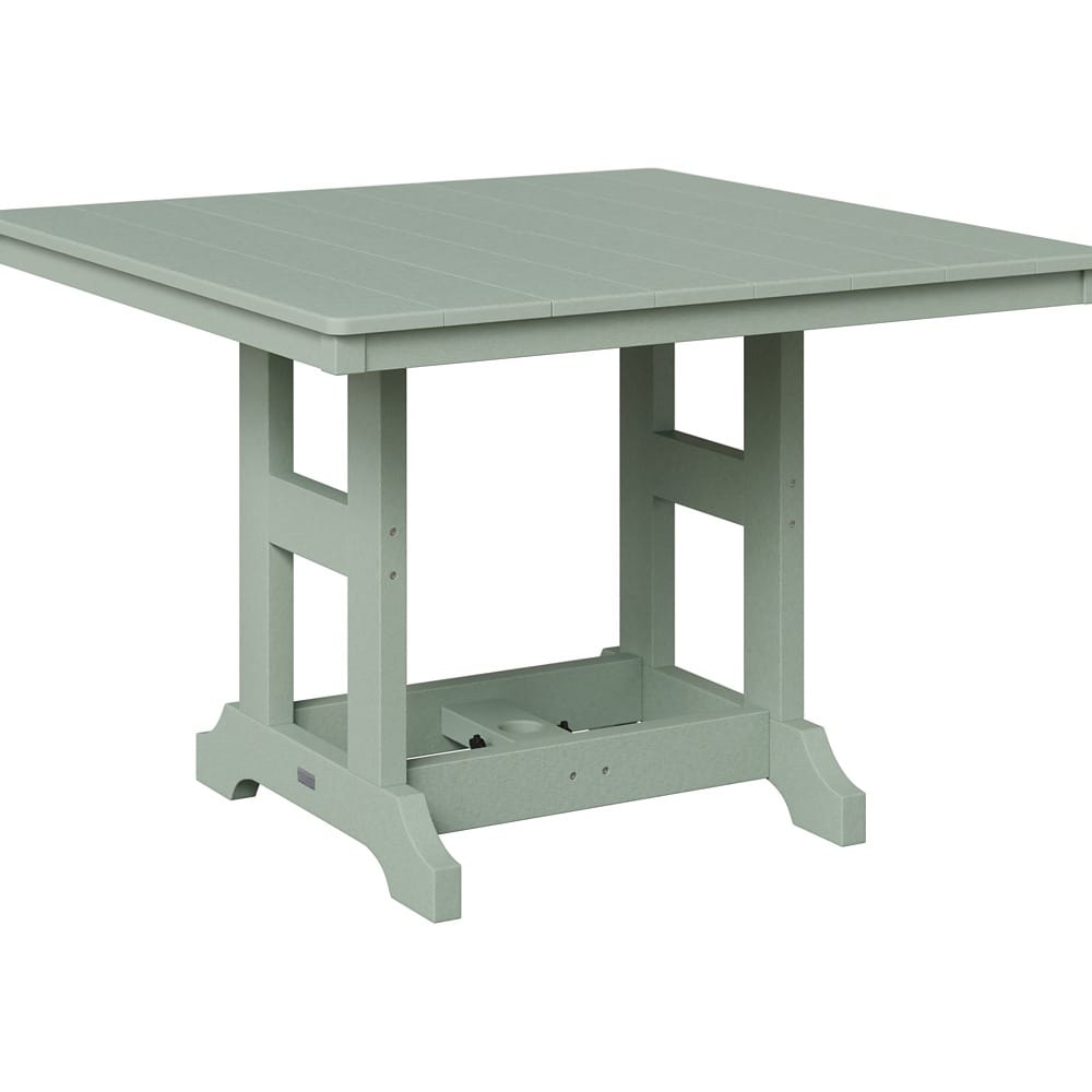 Berlin Gardens Outdoor Poly Counter Height Square Bistro Table