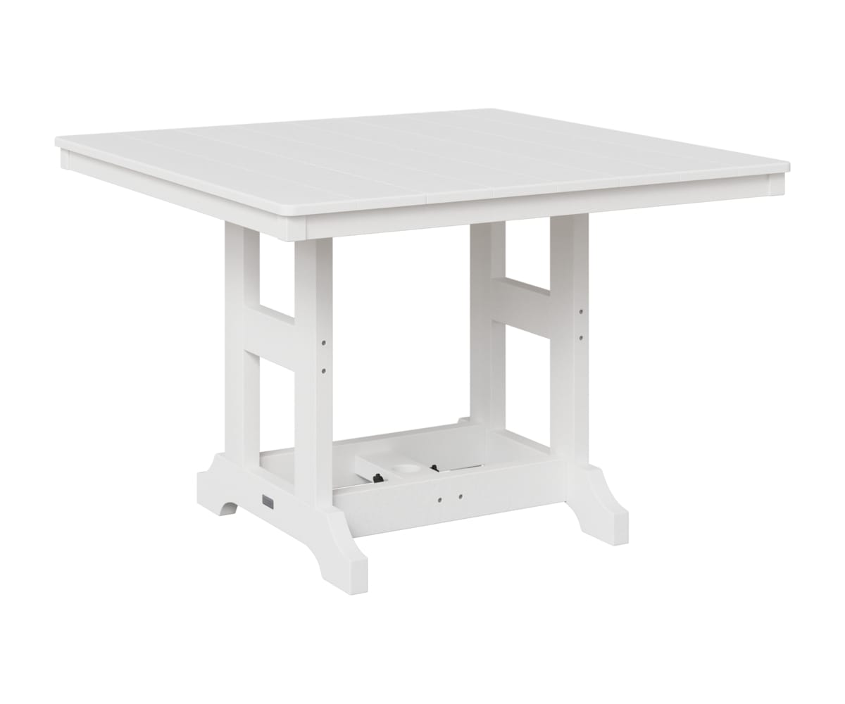 Berlin Gardens Outdoor Poly Counter Height Square Bistro Table