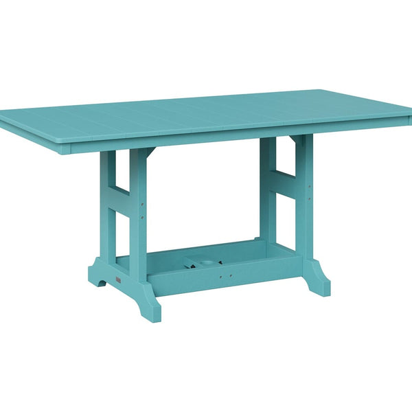 Berlin Gardens Outdoor Rectangular Bar Height Poly Dining Table
