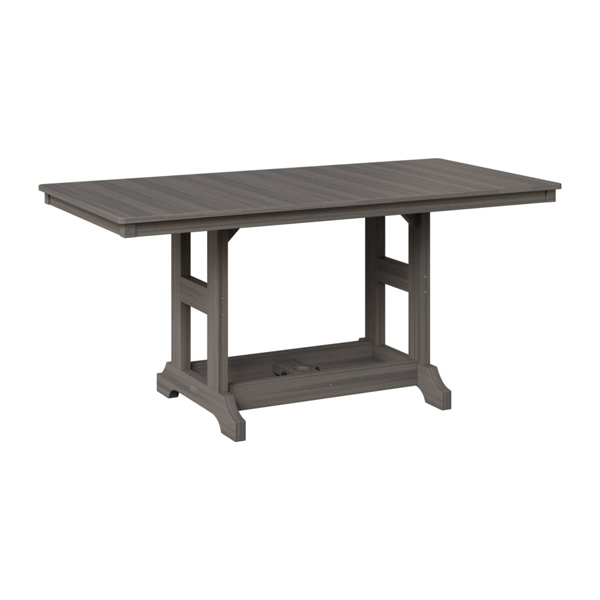 Berlin Gardens Poly Outdoor Bar Height Rectangular Dining Table