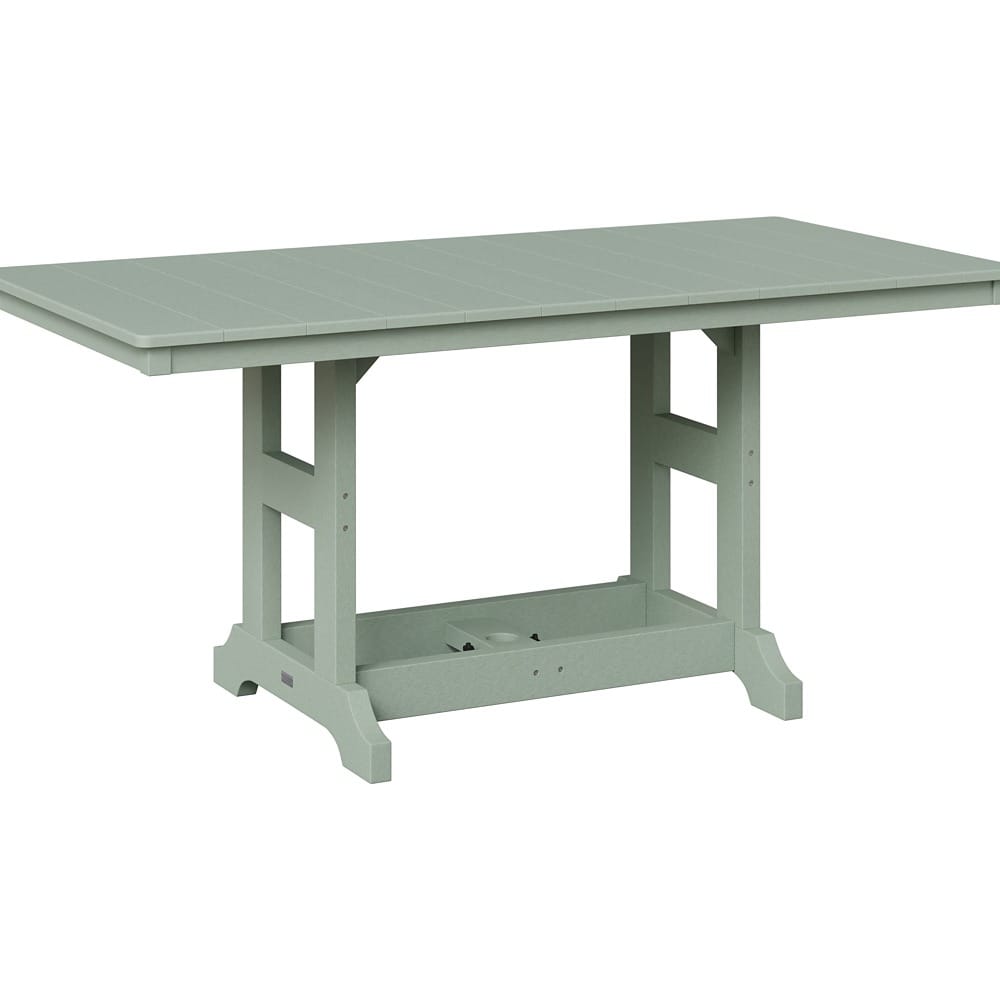 Berlin Gardens Outdoor Rectangular Counter Height Poly Dining Table