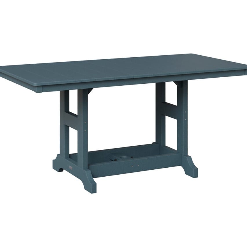 Berlin Gardens Outdoor Rectangular Counter Height Poly Dining Table