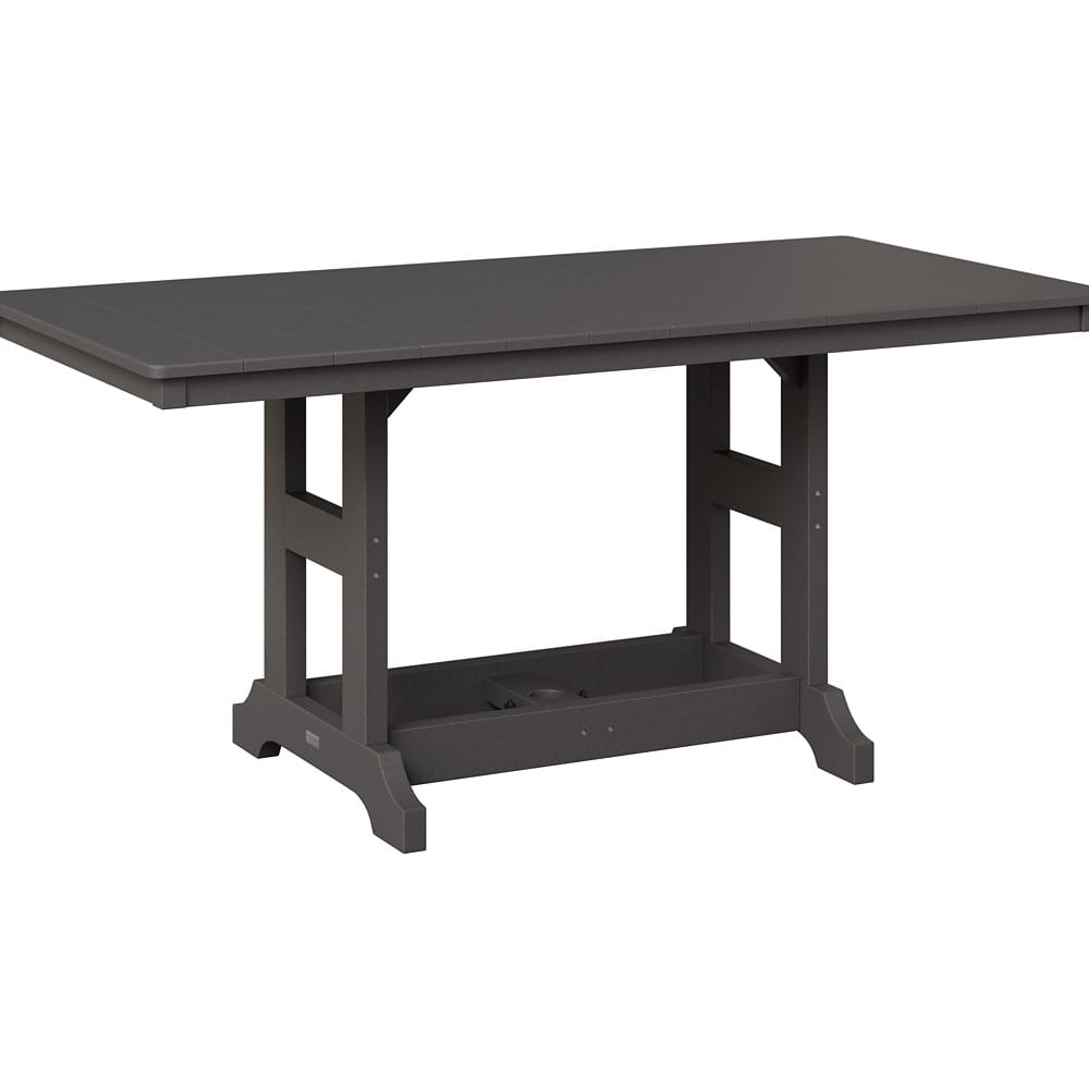Berlin Gardens Outdoor Rectangular Bar Height Poly Dining Table