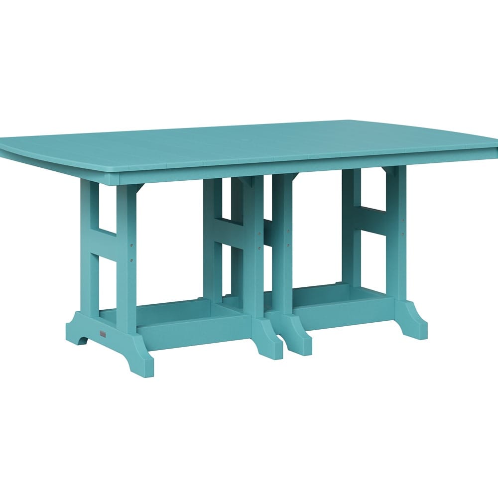Berlin Gardens Outdoor Rectangular Bar Height Poly Dining Table