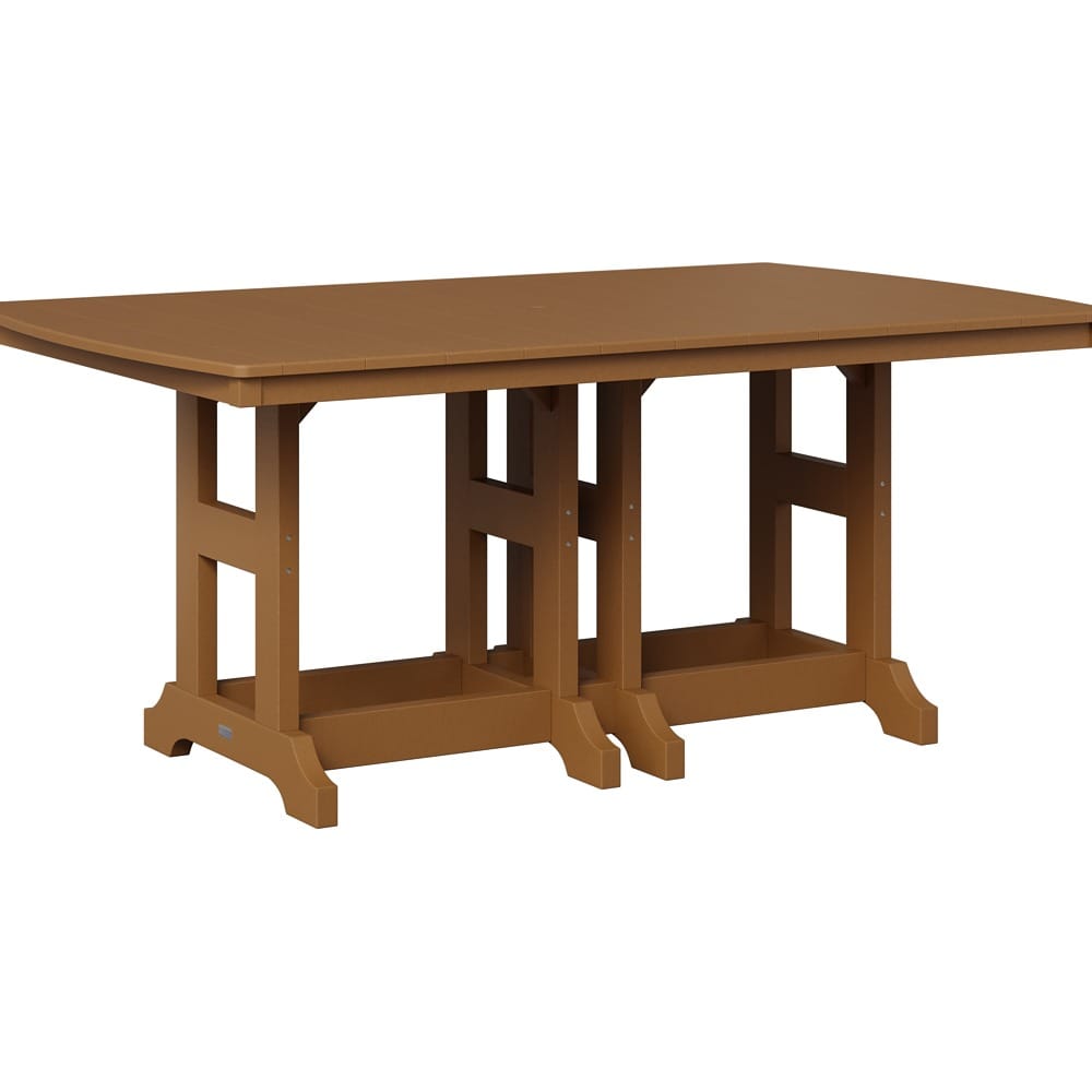 Berlin Gardens Outdoor Rectangular Counter Height Poly Dining Table