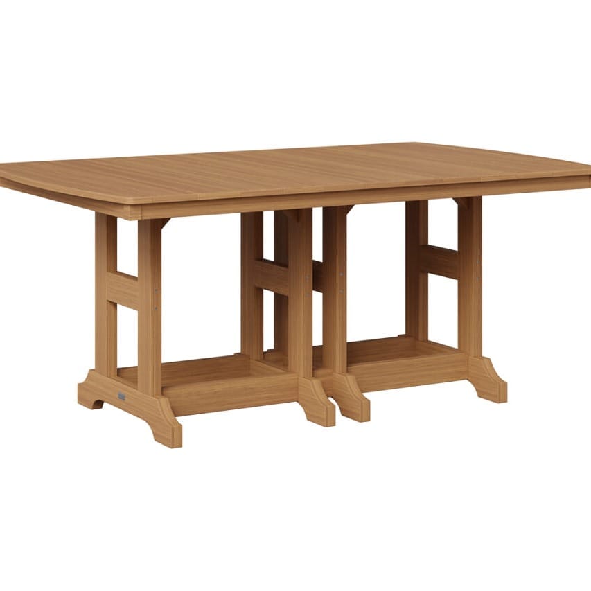 Berlin Gardens Outdoor Rectangular Bar Height Poly Dining Table
