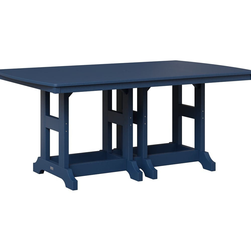 Berlin Gardens Outdoor Rectangular Counter Height Poly Dining Table