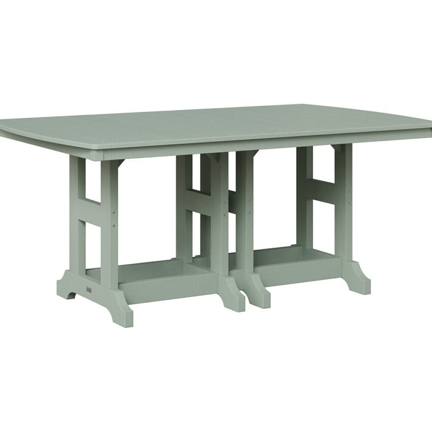 Berlin Gardens Outdoor Rectangular Counter Height Poly Dining Table