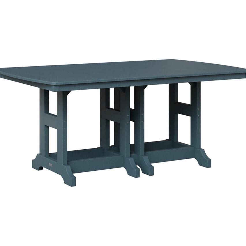 Berlin Gardens Outdoor Rectangular Counter Height Poly Dining Table