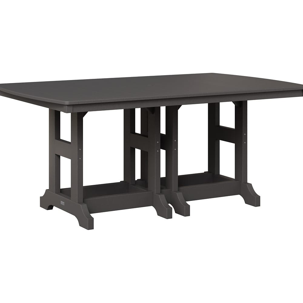 Berlin Gardens Outdoor Rectangular Counter Height Poly Dining Table