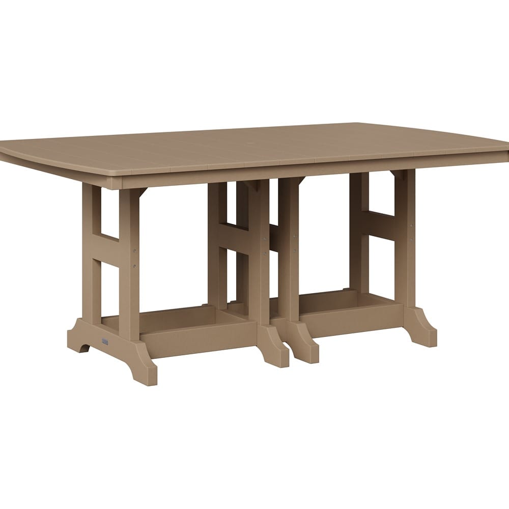 Berlin Gardens Outdoor Rectangular Counter Height Poly Dining Table