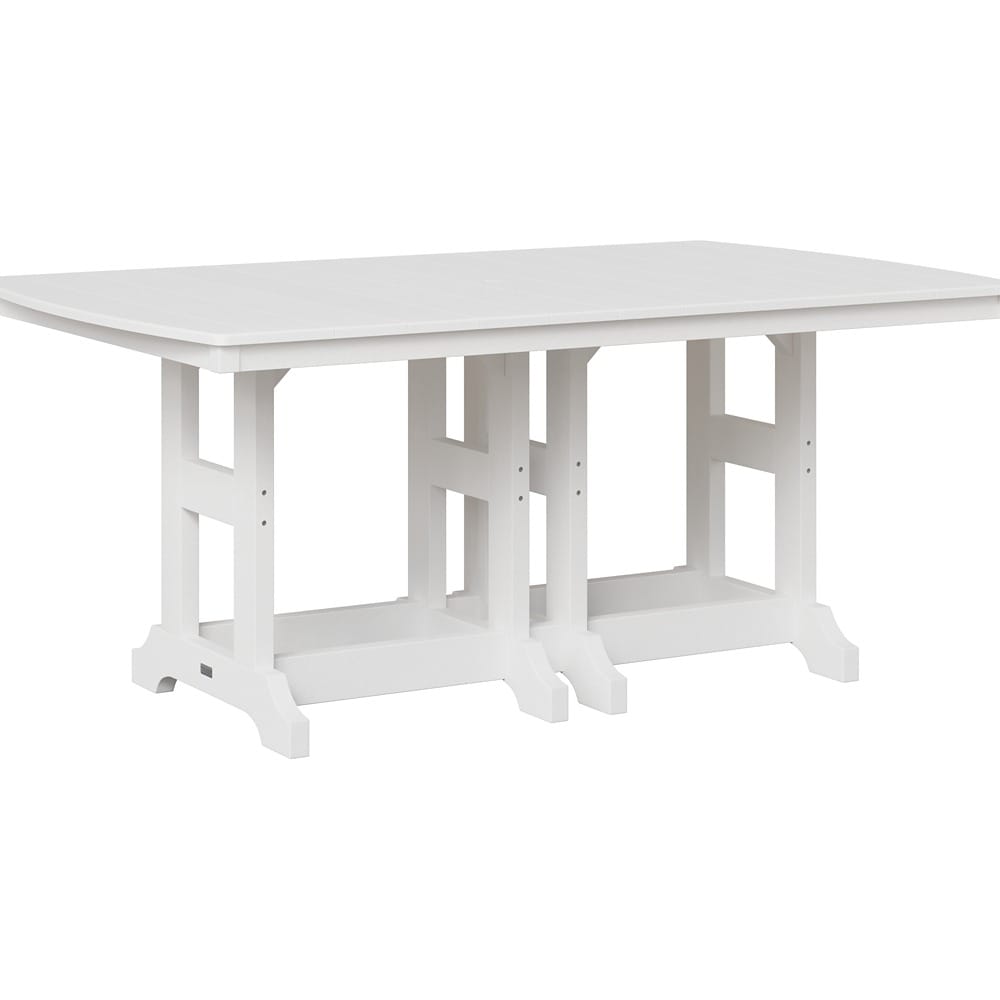 Berlin Gardens Outdoor Rectangular Bar Height Poly Dining Table