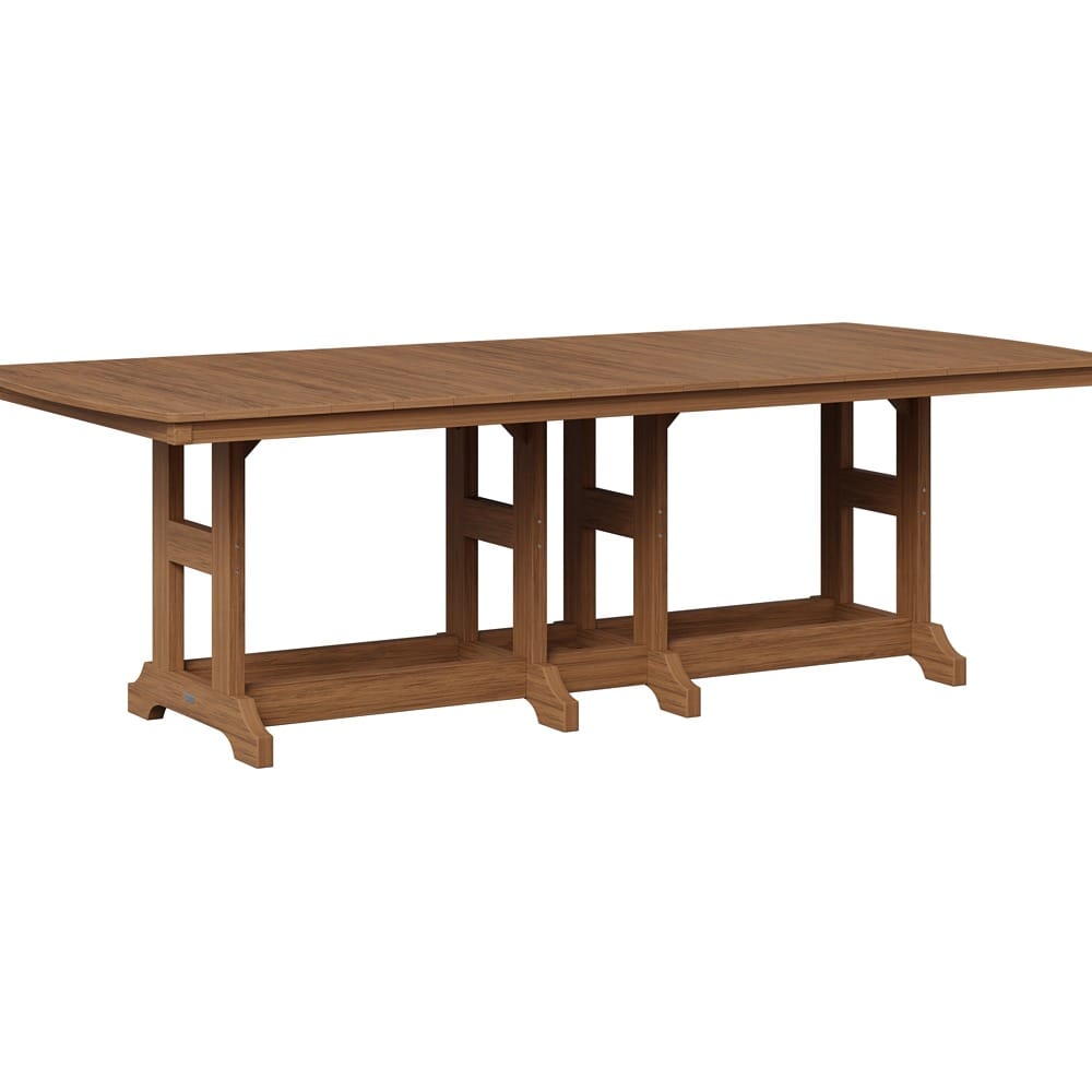 Berlin Gardens Outdoor Rectangular Bar Height Poly Dining Table