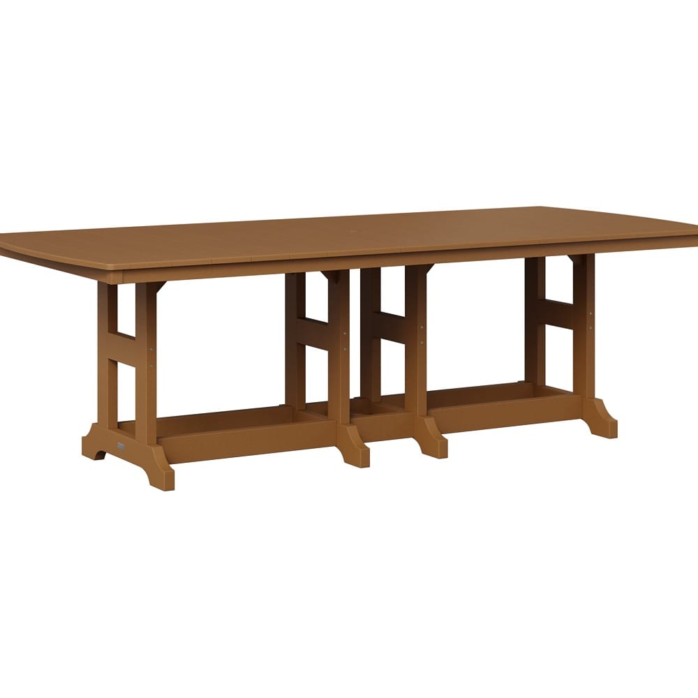 Berlin Gardens Outdoor Rectangular Bar Height Poly Dining Table
