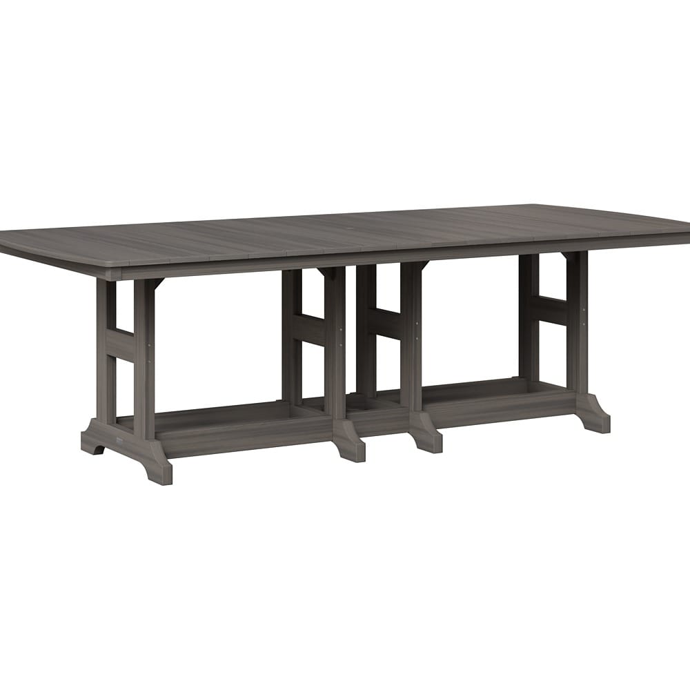 Berlin Gardens Outdoor Rectangular Bar Height Poly Dining Table