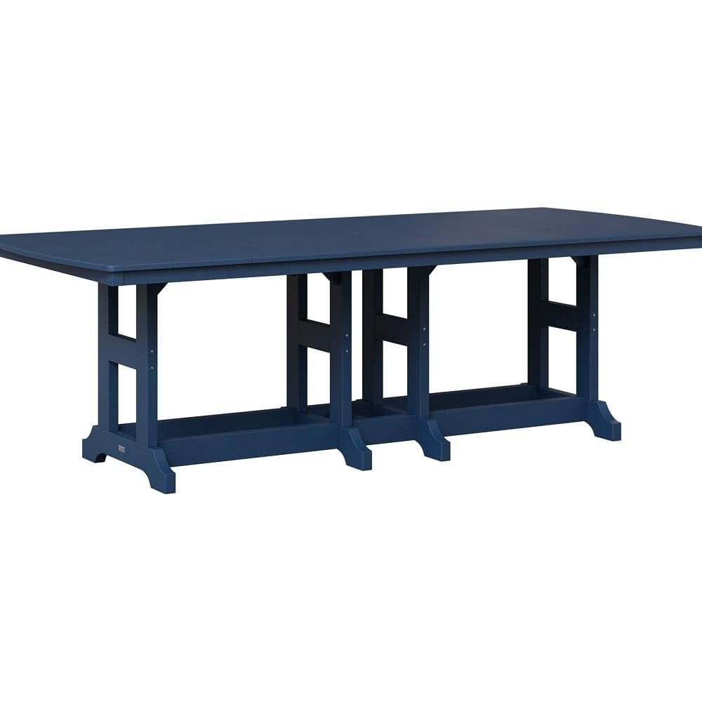 Berlin Gardens Outdoor Rectangular Bar Height Poly Dining Table