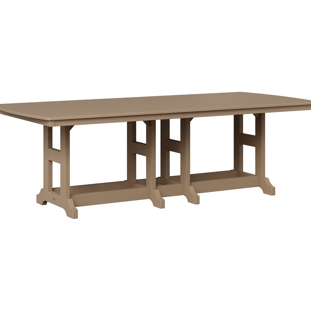 Berlin Gardens Outdoor Rectangular Bar Height Poly Dining Table