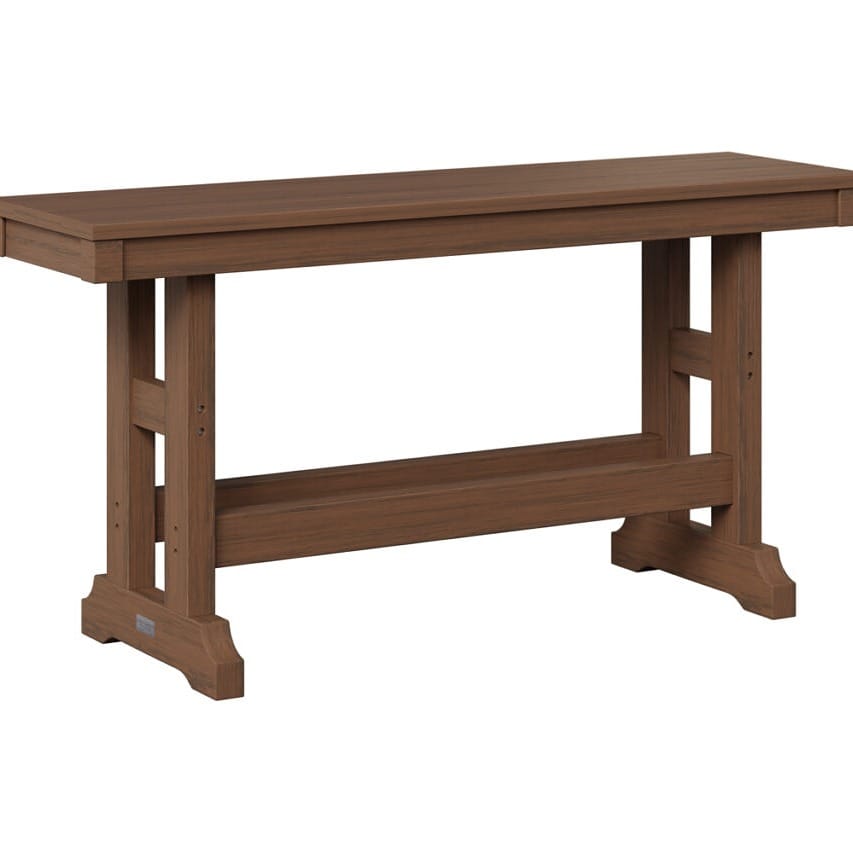 Berlin Gardens Outdoor Poly Counter Height Backless Bench