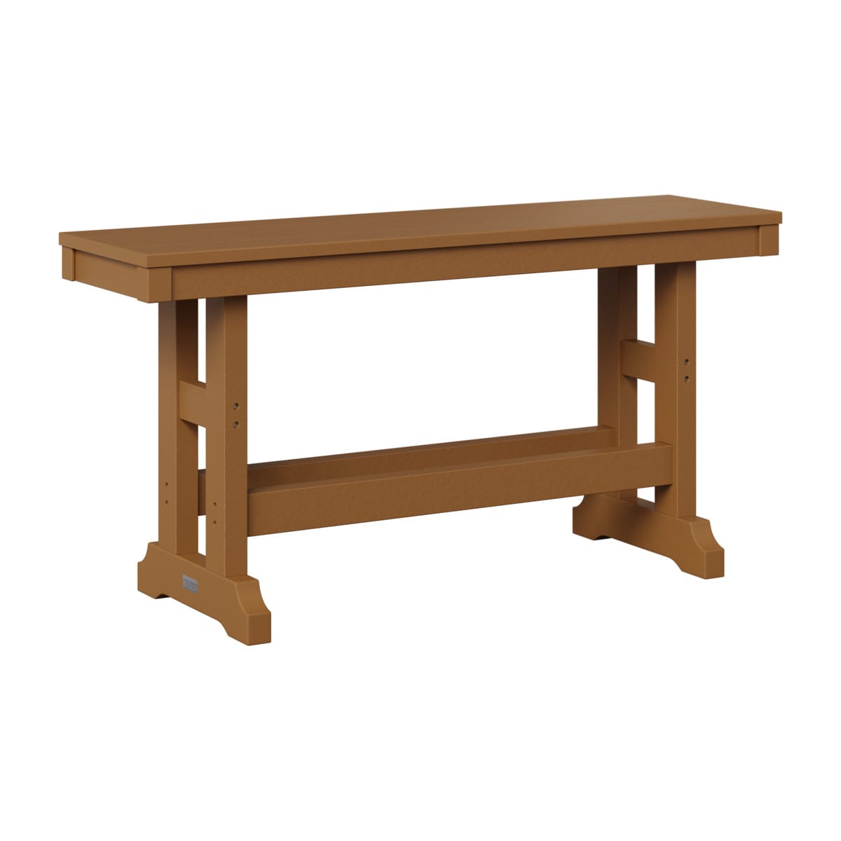 Berlin Gardens Outdoor Poly Counter Height Backless Bench