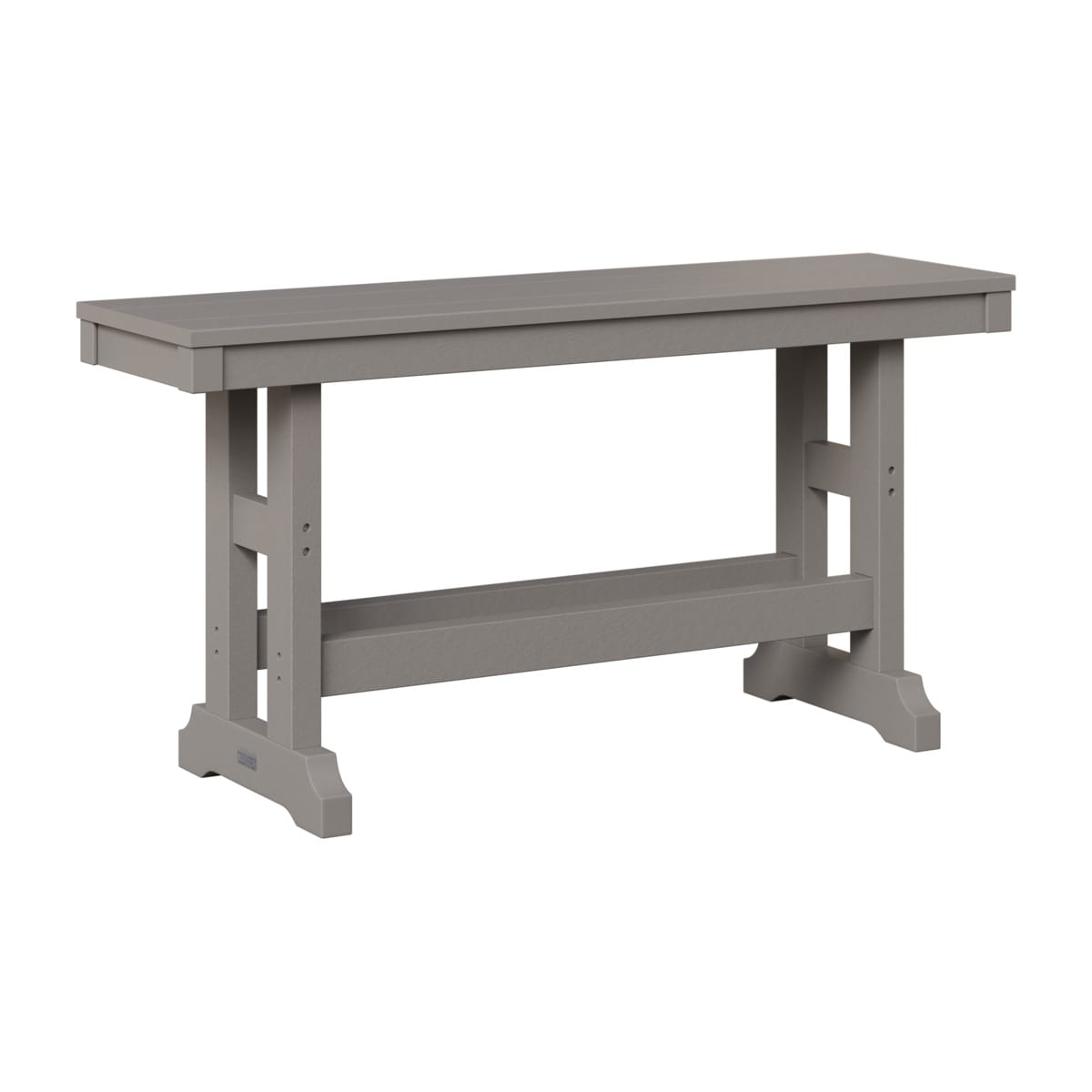 Berlin Gardens Outdoor Poly Counter Height Backless Bench