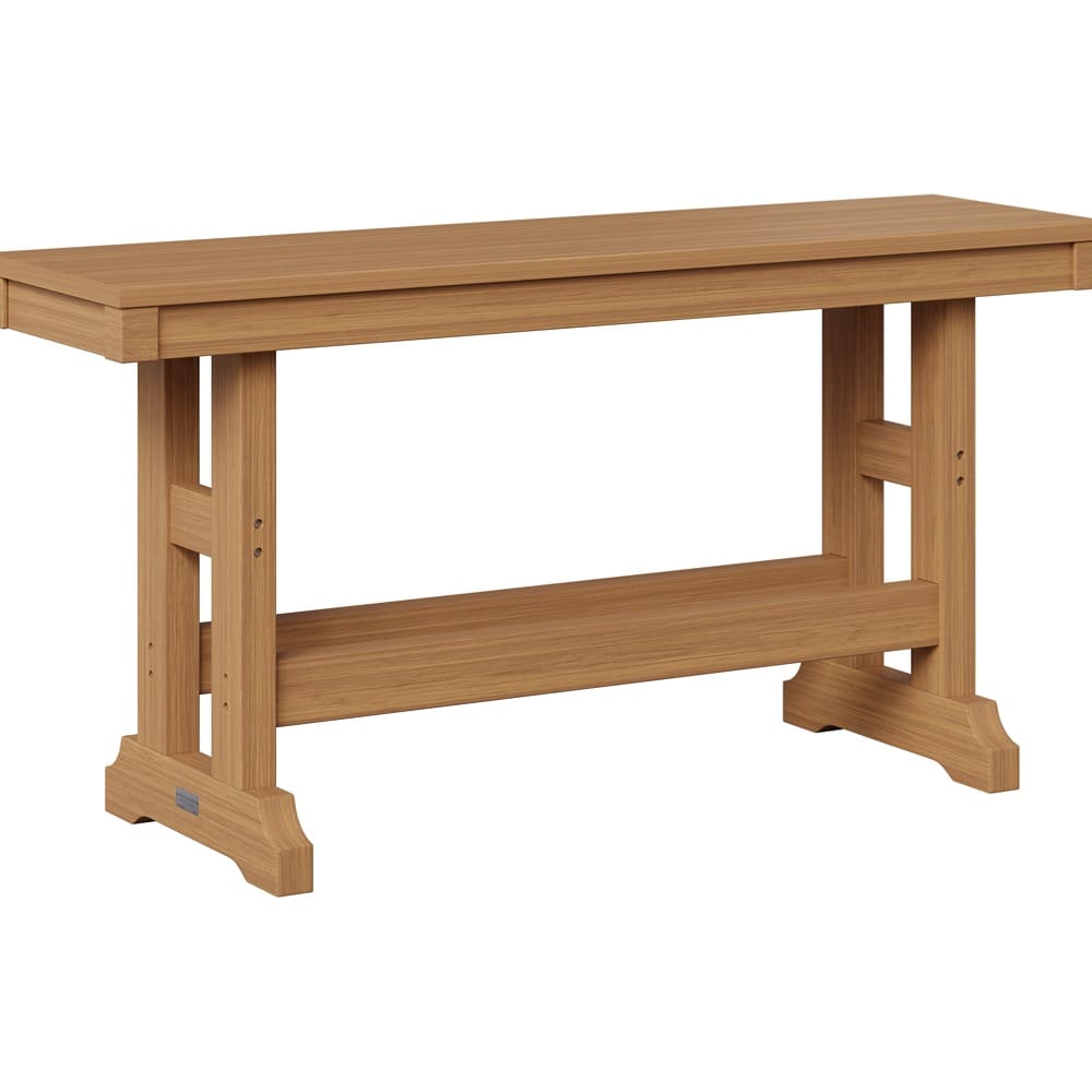 Berlin Gardens Outdoor Poly Counter Height Backless Bench