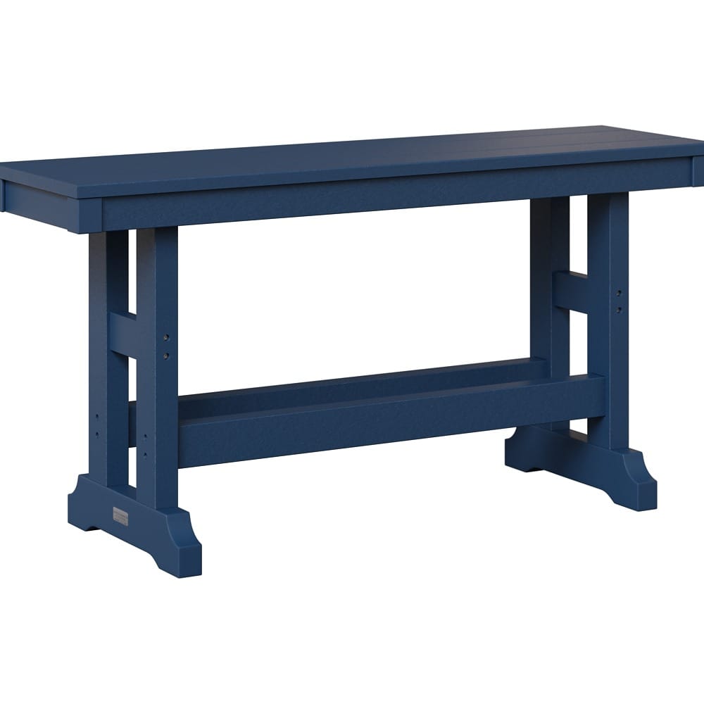 Berlin Gardens Outdoor Poly Counter Height Backless Bench