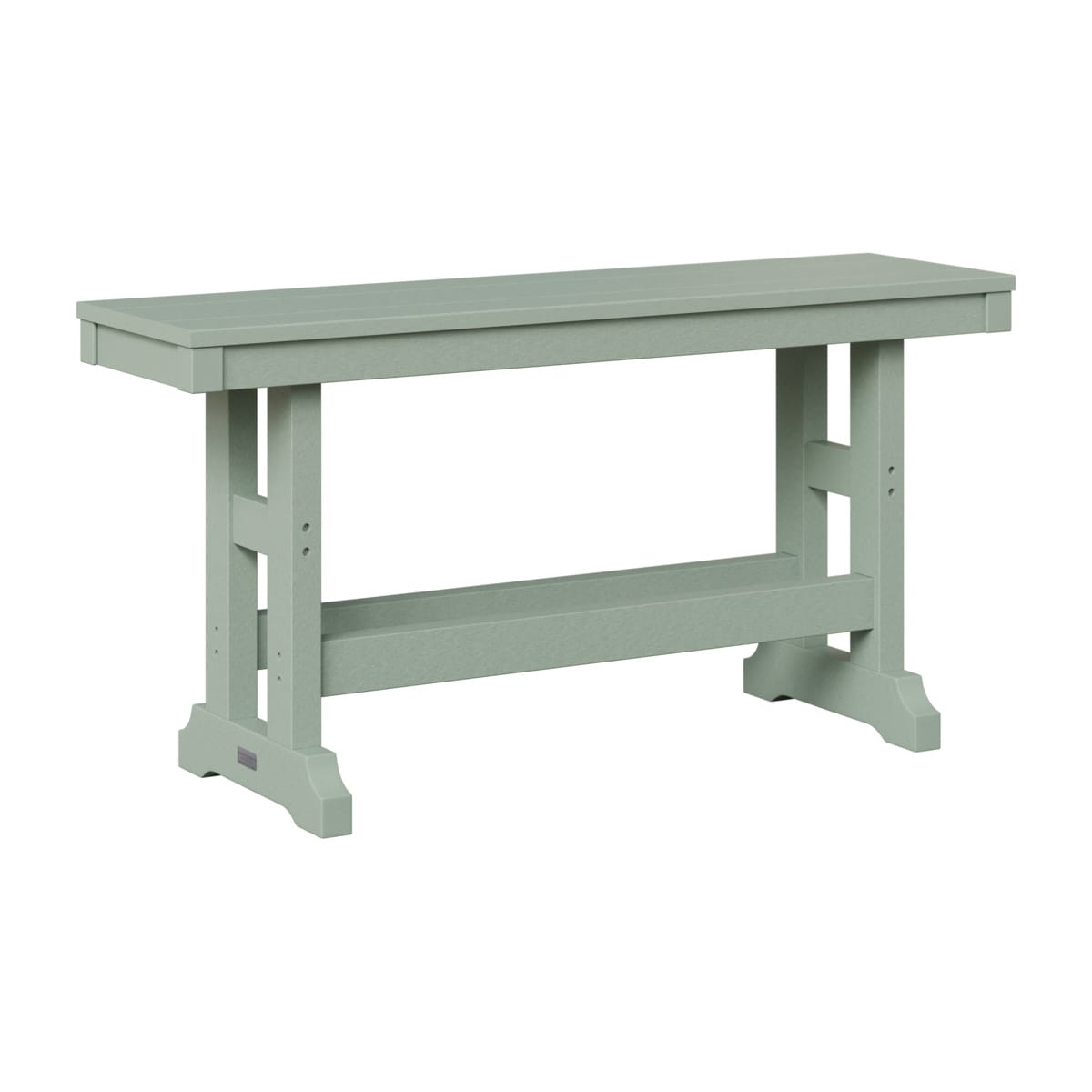 Berlin Gardens Outdoor Poly Counter Height Backless Bench
