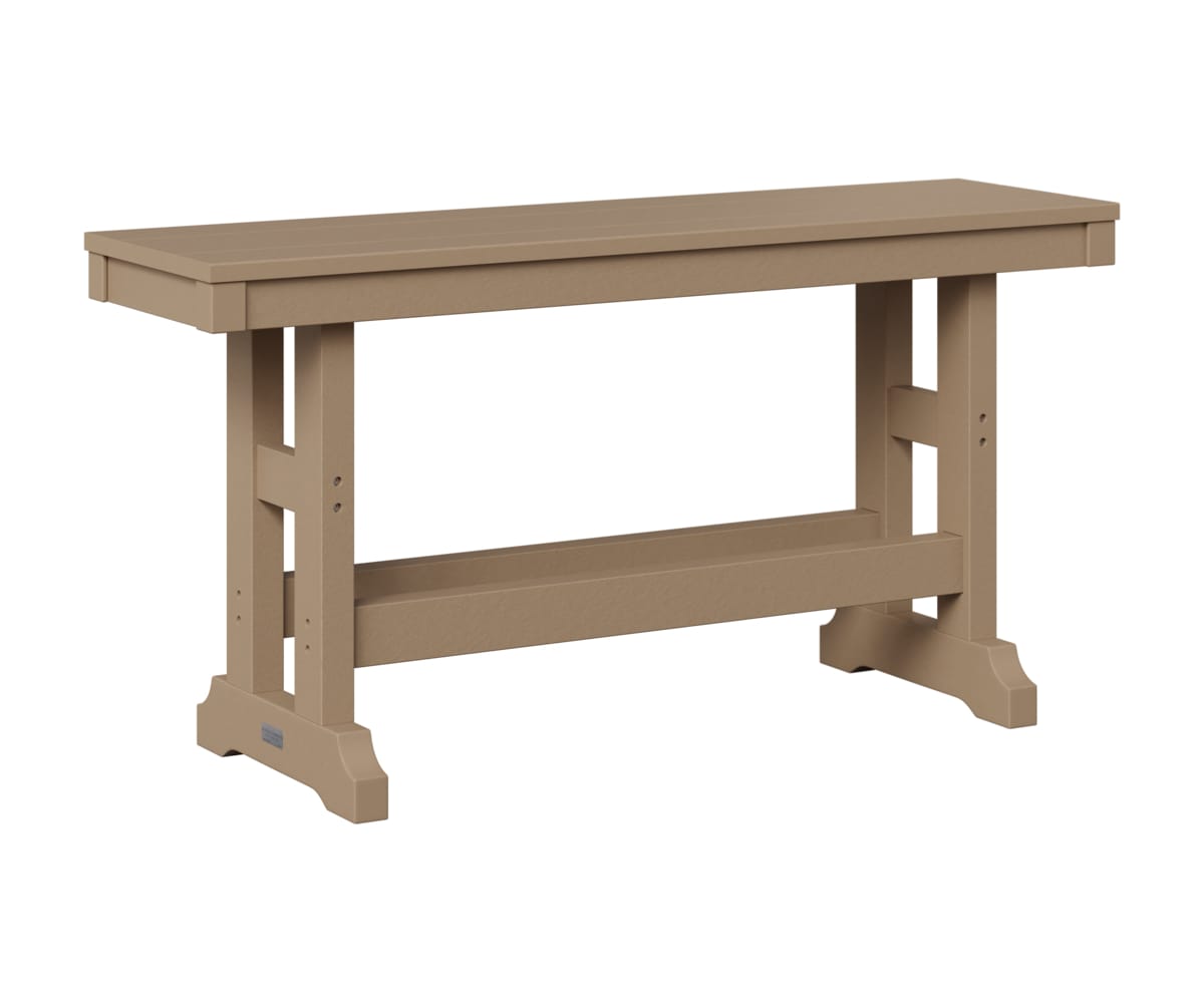 Berlin Gardens Outdoor Poly Counter Height Backless Bench