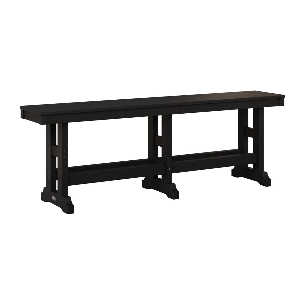 Berlin Gardens Outdoor Poly Counter Height Backless Bench