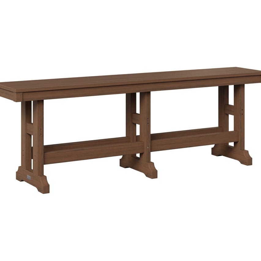 Berlin Gardens Outdoor Poly Counter Height Backless Bench