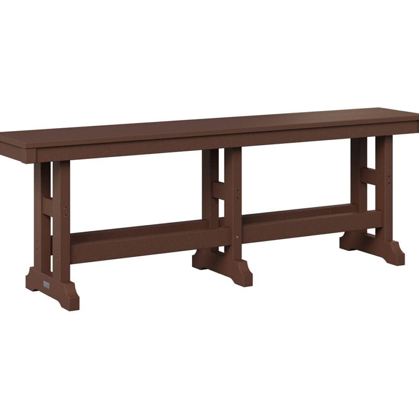 Berlin Gardens Outdoor Poly Counter Height Backless Bench