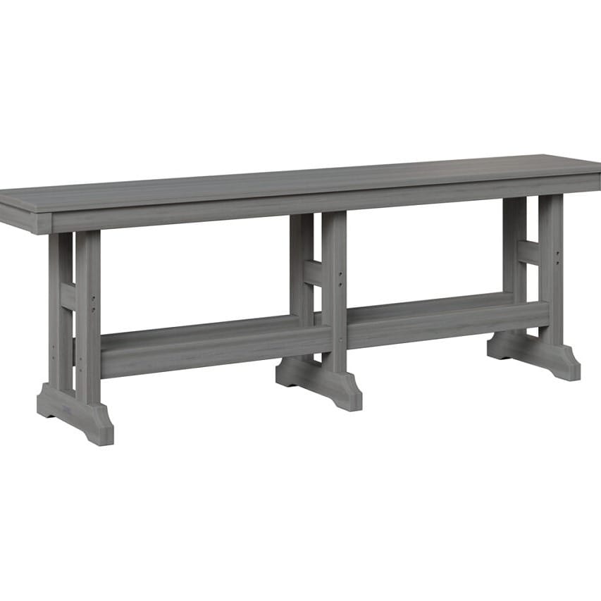 Berlin Gardens Outdoor Poly Counter Height Backless Bench