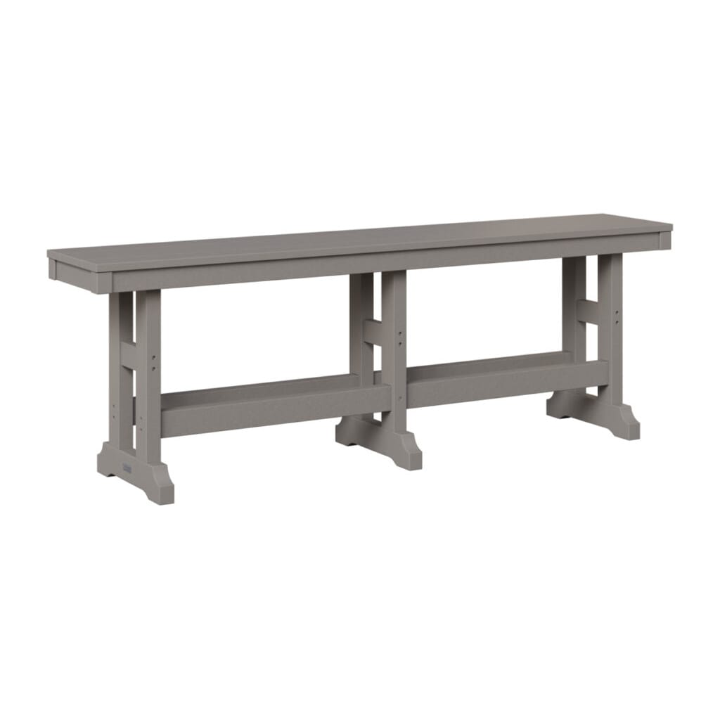 Berlin Gardens Outdoor Poly Counter Height Backless Bench