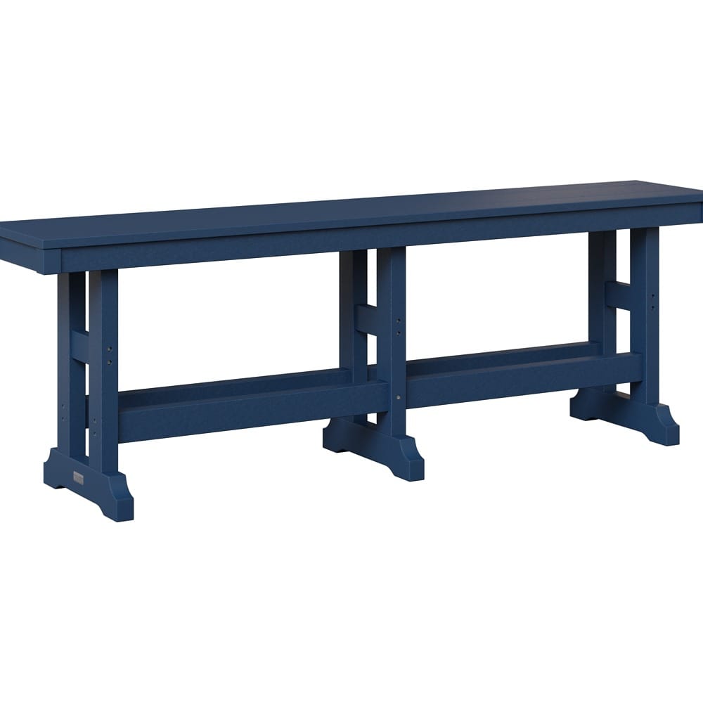 Berlin Gardens Outdoor Poly Counter Height Backless Bench