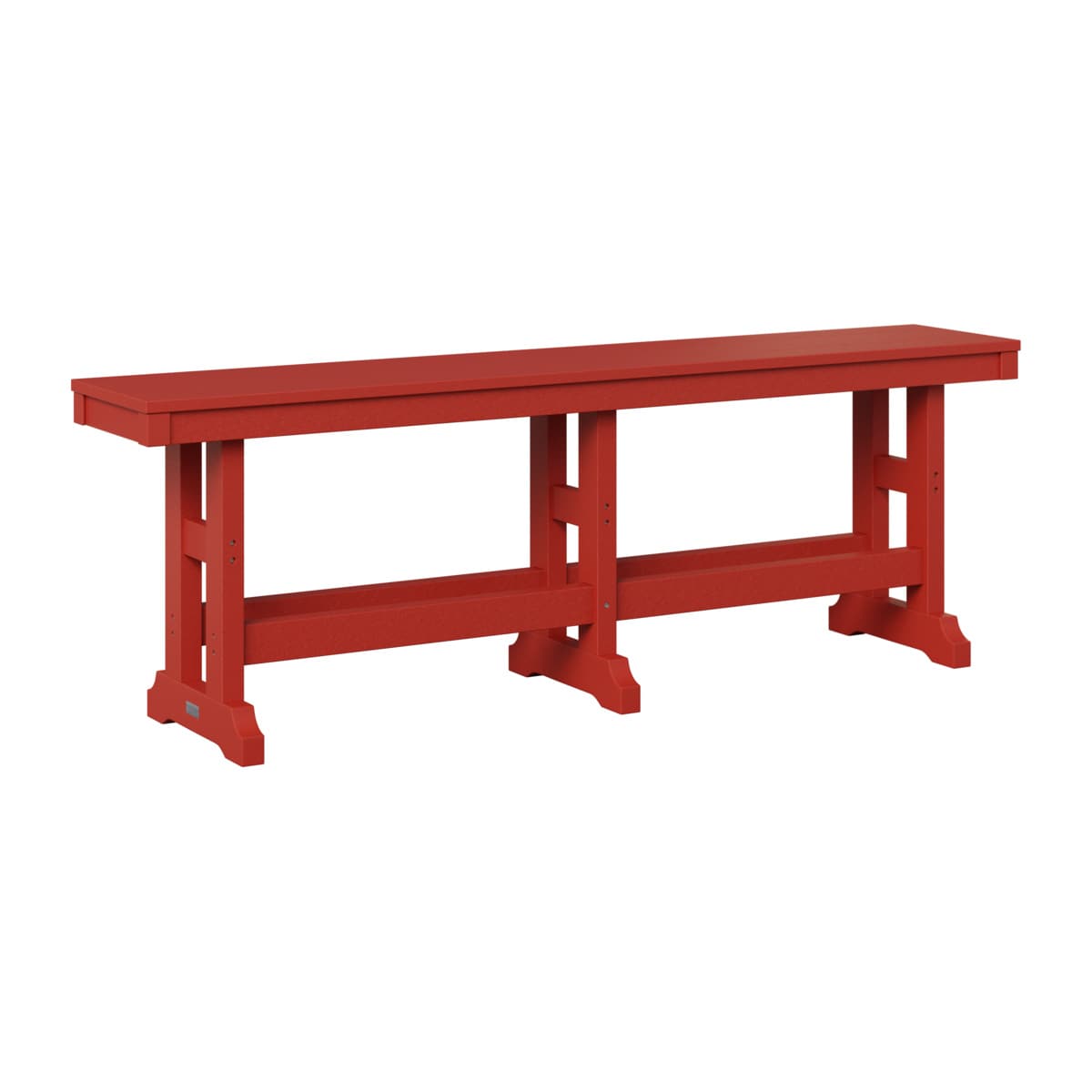 Berlin Gardens Outdoor Poly Counter Height Backless Bench
