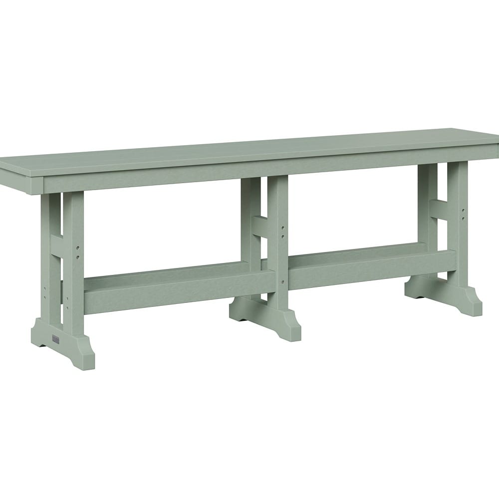 Berlin Gardens Outdoor Poly Counter Height Backless Bench