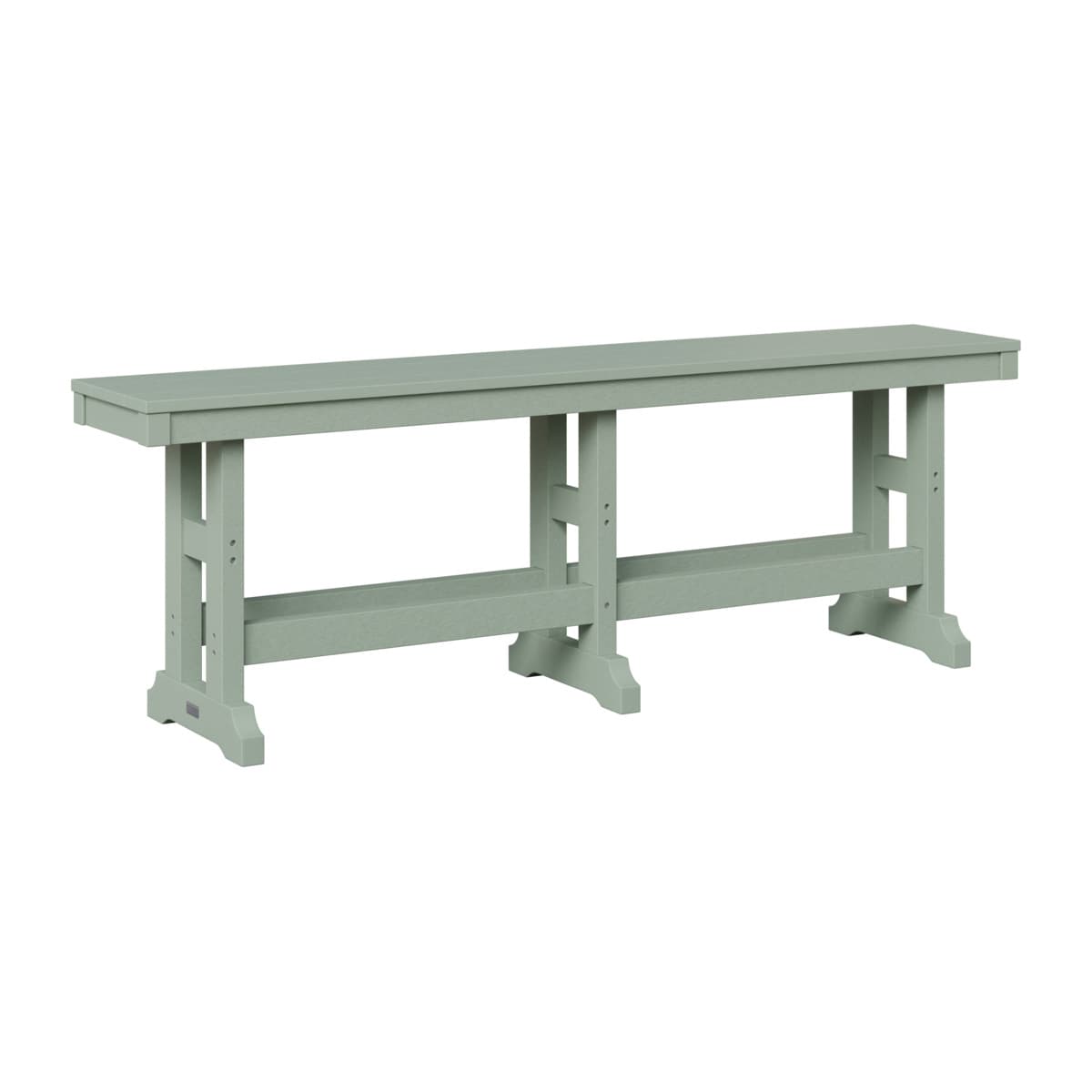 Berlin Gardens Outdoor Poly Counter Height Backless Bench