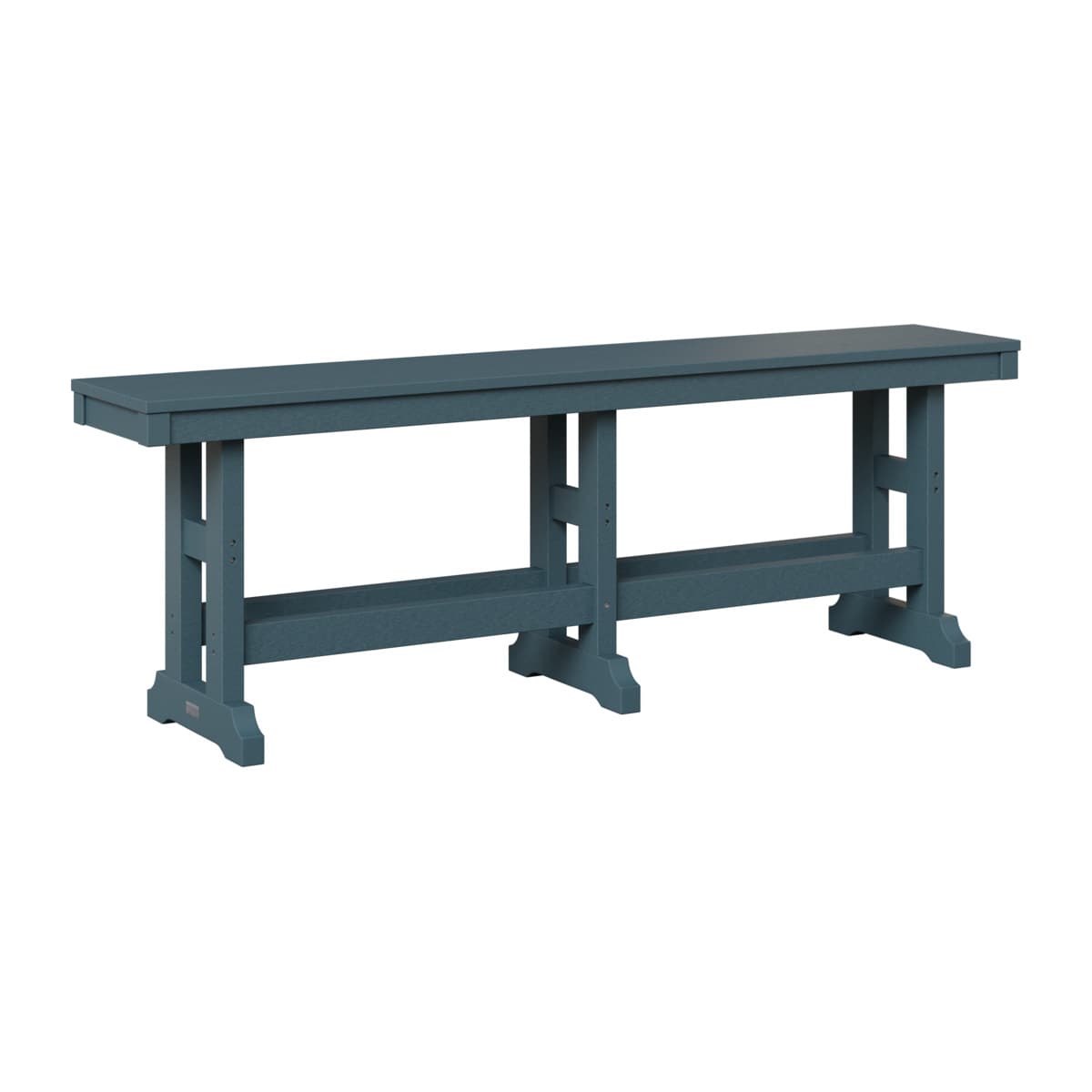 Berlin Gardens Outdoor Poly Counter Height Backless Bench