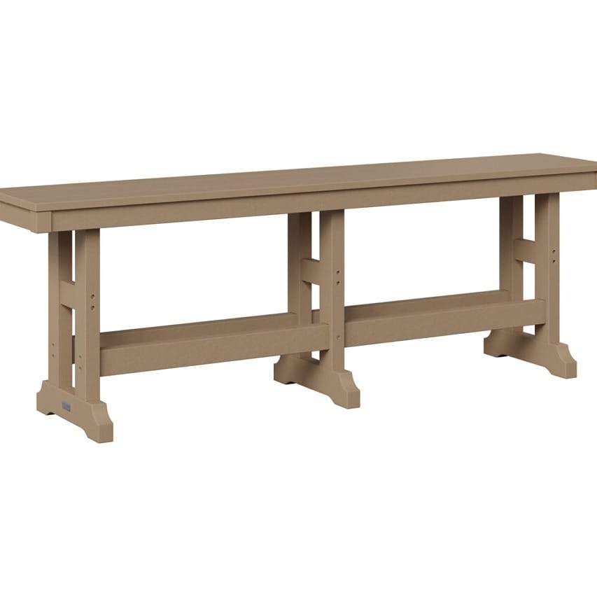 Berlin Gardens Outdoor Poly Counter Height Backless Bench
