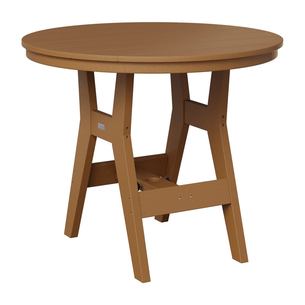 Berlin Gardens Outdoor Round Counter Height Poly Dining Table