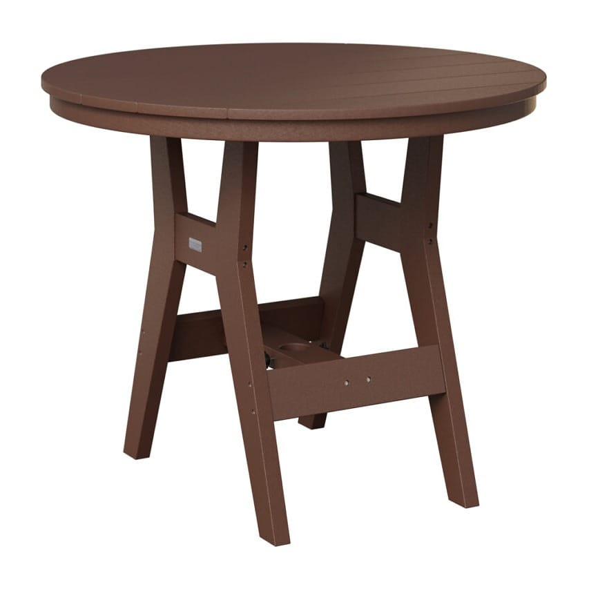 Berlin Gardens Outdoor Round Counter Height Poly Dining Table