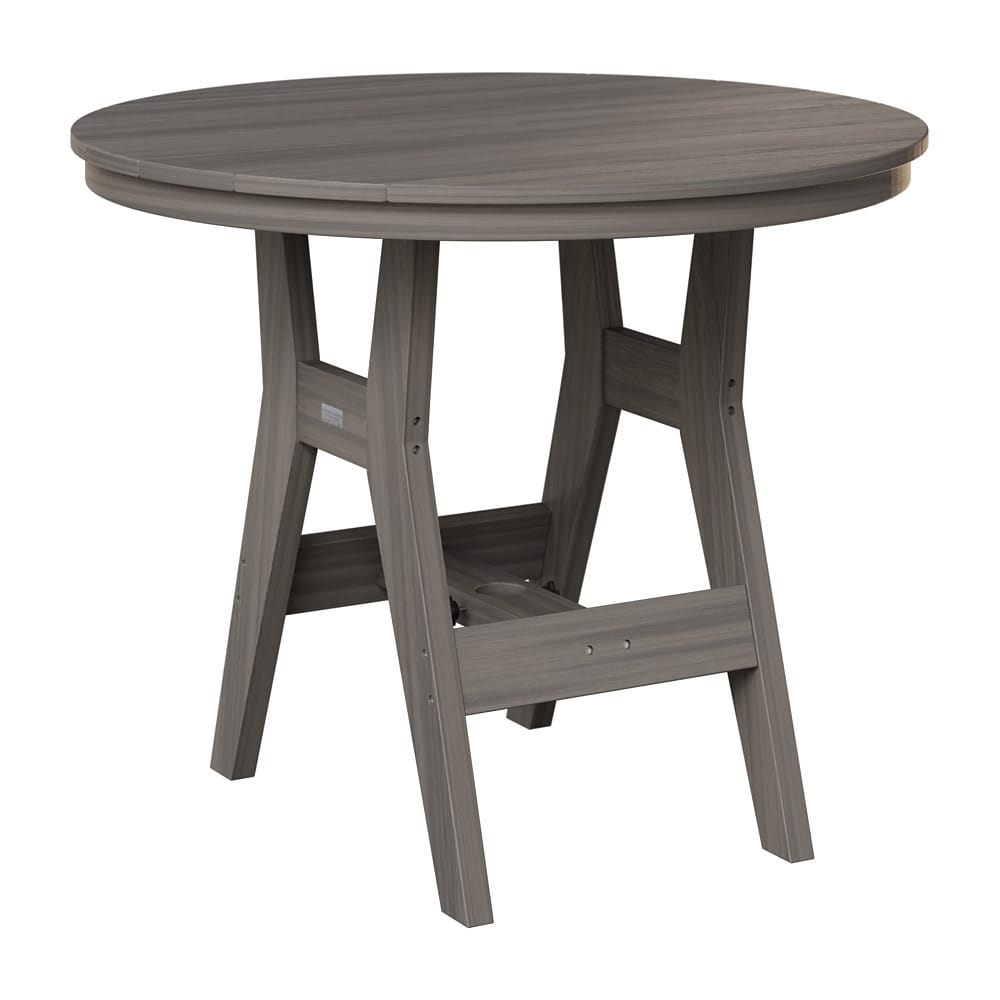 Berlin Gardens Outdoor Round Counter Height Poly Dining Table