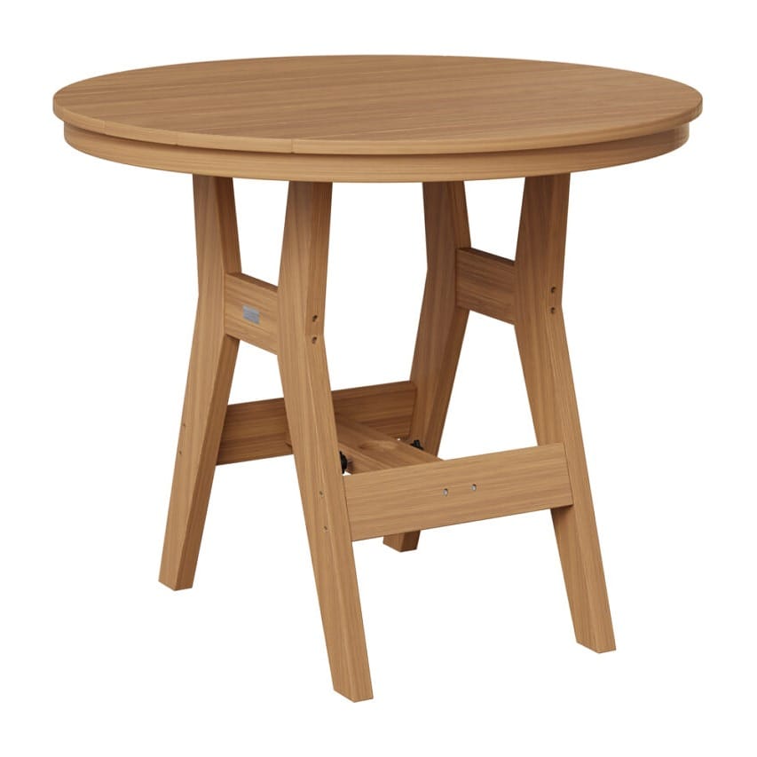 Berlin Gardens Outdoor Round Counter Height Poly Dining Table