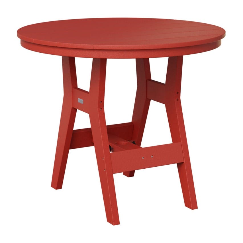 Berlin Gardens Outdoor Round Counter Height Poly Dining Table