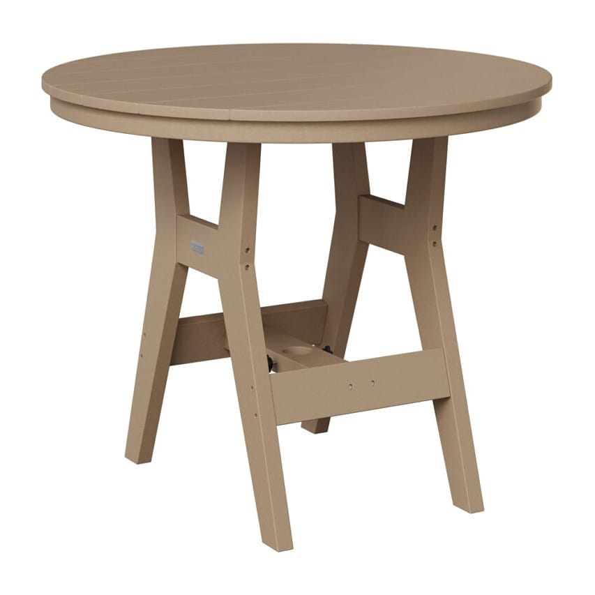 Berlin Gardens Outdoor Round Counter Height Poly Dining Table