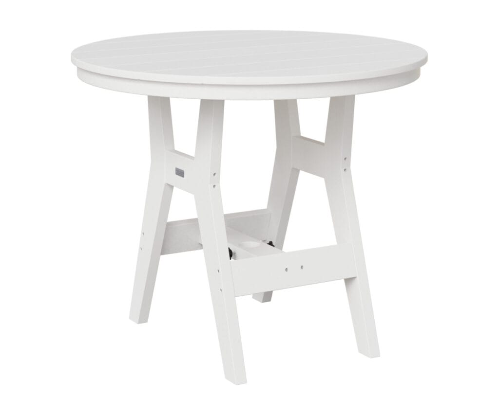 Berlin Gardens Outdoor Round Counter Height Poly Dining Table